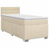 vidaXL Boxspring &aacute;gy matraccal Kr&eacute;msz&iacute;nű 100 x 200 cm Sz&ouml;vet