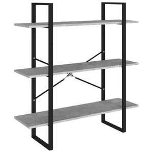 vidaXL betonsz&uuml;rke forg&aacute;cslap k&ouml;nyvszekr&eacute;ny 100 x 30 x 105 cm