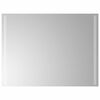 vidaXL LED-es f&uuml;rdőszobat&uuml;k&ouml;r 80x60 cm