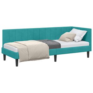 vidaXL Sarok&aacute;gy keret T&uuml;rkiz 80 x 200 cm B&aacute;rsony