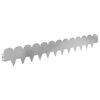 vidaXL Fűszeg&eacute;lyez&eacute;s 20 pcs 103 x 15 cm Ac&eacute;l Ez&uuml;st