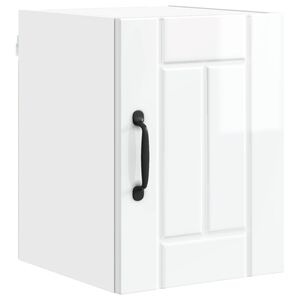 vidaXL Konyhaszekr&eacute;ny Magas F&eacute;nyű Feh&eacute;r 30 x 31 x 40 cm Faanyag