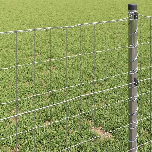 vidaXL Európai Kerítés Ezüst 1.6 x 10 m Meleg horganyzott vas