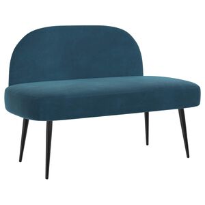 vidaXL K&aacute;rpitozott pad h&aacute;tt&aacute;ml&aacute;val K&eacute;k 110 x 60 x 76 cm B&aacute;rsony