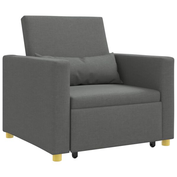 vidaXL Kih&uacute;zhat&oacute; kanap&eacute;&aacute;gy egyszem&eacute;lyes S&ouml;t&eacute;tsz&uuml;rke 90 x 165 x 87 cm