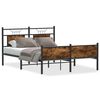vidaXL f&uuml;st&ouml;s t&ouml;lgy sz&iacute;nű szerelt fa &aacute;gykeret matrac n&eacute;lk&uuml;l 140x190 cm