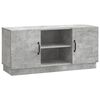 vidaXL TV szekr&eacute;ny 102 x 34,5 x 47 cm Betonsz&uuml;rke Szerelt Fa