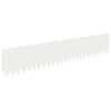 vidaXL Fűszeg&eacute;lyez&eacute;s 10 db 103 x 20 cm Ac&eacute;l Feh&eacute;r
