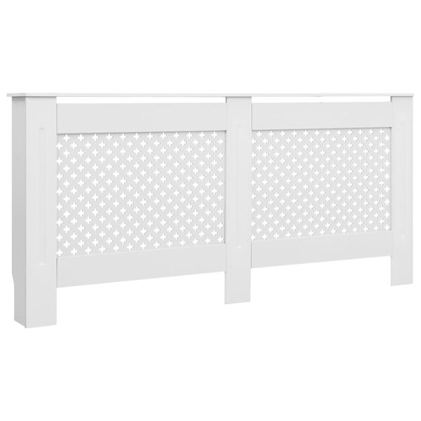vidaXL 2 db feh&eacute;r MDF radi&aacute;torburkolat 172 x 19 x 81,5 cm