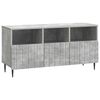 vidaXL TV szekr&eacute;ny fi&oacute;kkal Betonsz&uuml;rke 102 x 34,5 x 50 cm Szerelt Fa
