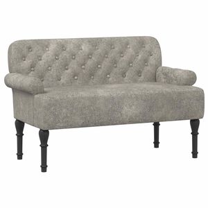 vidaXL Gombra tűz&ouml;tt loveseat Vil&aacute;gossz&uuml;rke 120 x 65 x 78 cm