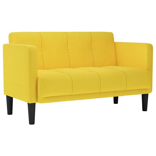 vidaXL s&aacute;rga sz&ouml;vet loveseat kanap&eacute; 111 cm