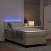 vidaXL LED Box Spring &Aacute;gy Vil&aacute;gossz&uuml;rke &eacute;s feh&eacute;r 100 x 200 cm