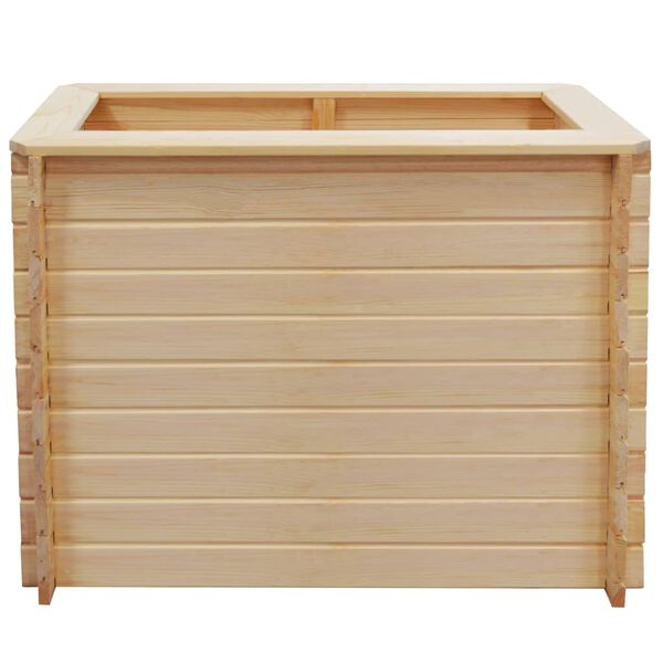 vidaXL 19 mm vastag fenyőfa kerti magaságyás 100 x 50 x 80 cm