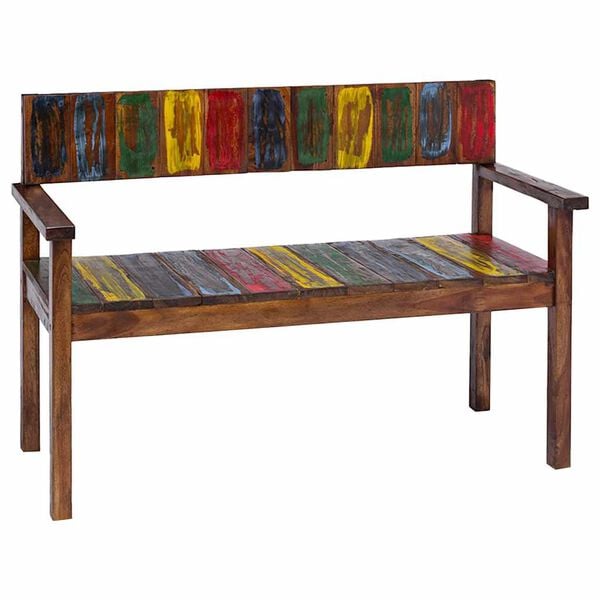 vidaXL 4 db tömör újrahasznosított fa étkezőszék