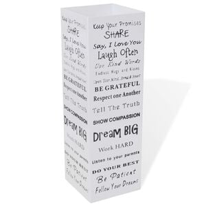Sz&ouml;gletes esőermyő / s&eacute;tabot tart&oacute; 48,5 cm feh&eacute;r