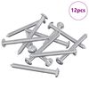 vidaXL B&uacute;torcsavarok 12 db Ez&uuml;st M6 x 60 mm Ac&eacute;l