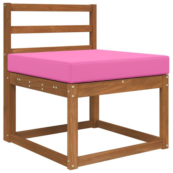 vidaXL K&uuml;lt&eacute;ri kanap&eacute; p&aacute;rna R&oacute;zsasz&iacute;n 60 x 60 x 8 cm Poli&eacute;szter