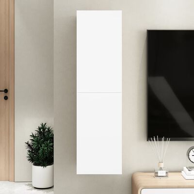 vidaXL fehér forgácslap TV-szekrény 30,5 x 30 x 110 cm
