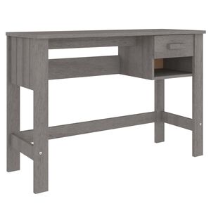 vidaXL HAMAR vil&aacute;gossz&uuml;rke t&ouml;m&ouml;r fenyőfa &iacute;r&oacute;asztal 110 x 40 x 75 cm