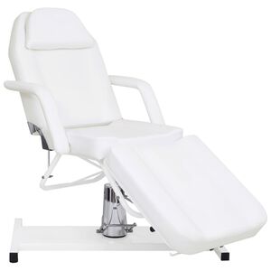 vidaXL feh&eacute;r massz&aacute;zsasztal 180 x 62 x (87-112) cm
