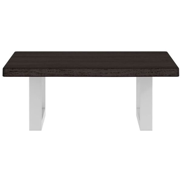 vidaXL ac&eacute;l &eacute;s t&ouml;m&ouml;r t&ouml;lgyfa falra szerelhető mosd&oacute;polc