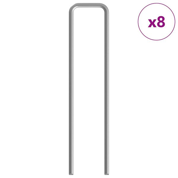 vidaXL Ny&uacute;l Ketrec Ez&uuml;st 400 x 78 x 78 cm Horganyzott ac&eacute;l