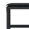 vidaXL 9 r&eacute;szes fekete polyrattan kerti &eacute;tkezőgarnit&uacute;ra p&aacute;rn&aacute;kkal