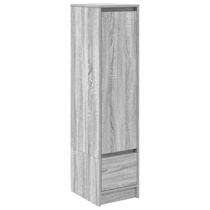 vidaXL sz&uuml;rke sonoma szerelt fa magasszekr&eacute;ny 29,5x34x119,5 cm