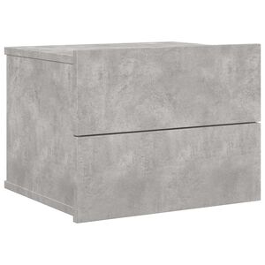 vidaXL betonsz&uuml;rke szerelt fa &eacute;jjeliszekr&eacute;ny 40 x 30 x 30 cm