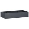 vidaXL T&aacute;mfal 6 db 200 x 100 x 40 cm Ac&eacute;l Antracitsz&uuml;rke