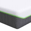 vidaXL Matrac K&ouml;zepesen puha 70 x 200 cm Feh&eacute;r &eacute;s Sz&uuml;rke