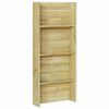 vidaXL N&ouml;v&eacute;nypolcok Barna 50 x 15 x 117 cm Impregn&aacute;lt Fenyőfa