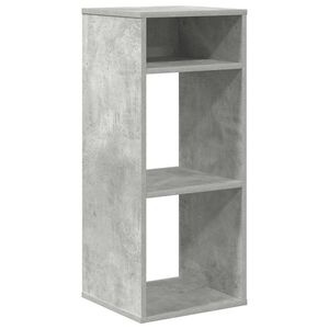 vidaXL k&ouml;nyvszekr&eacute;ny betonsz&uuml;rke 34x31x80 cm szerelt fa