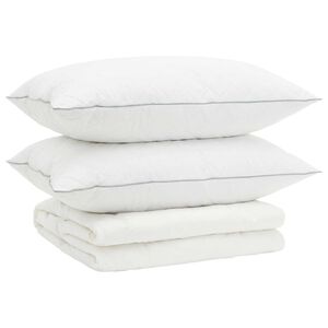 vidaXL 90% l&uacute;d toll paplan szett FULDA 3 db 200 x 200 cm Ny&aacute;ri 100 GSM