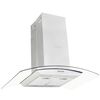 vidaXL rozsdamentes ac&eacute;l sziget p&aacute;raelsz&iacute;v&oacute; 90 cm 756 m&sup3;/&oacute;ra LED