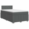 vidaXL Boxspring &aacute;gy matraccal S&ouml;t&eacute;tsz&uuml;rke 120 x 200 cm Sz&ouml;vet