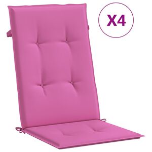vidaXL 4 db r&oacute;zsasz&iacute;n sz&ouml;vet magas h&aacute;tt&aacute;ml&aacute;j&uacute; sz&eacute;kp&aacute;rna