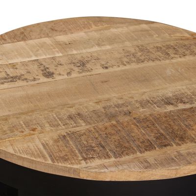 vidaXL tömör nyers mangófa dohányzóasztal 60 x 40 cm