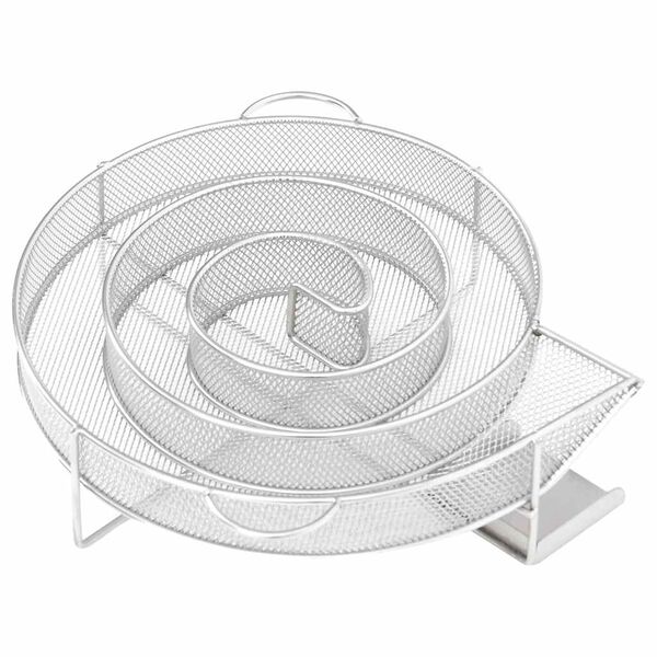 vidaXL kerek rozsdamentes ac&eacute;l hidegf&uuml;st-gener&aacute;tor 19,5 cm