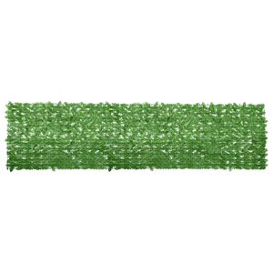 vidaXL z&ouml;ld leveles erk&eacute;lyparav&aacute;n 400 x 100 cm