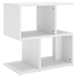 vidaXL feh&eacute;r szerelt fa &eacute;jjeliszekr&eacute;ny 50 x 30 x 51,5 cm