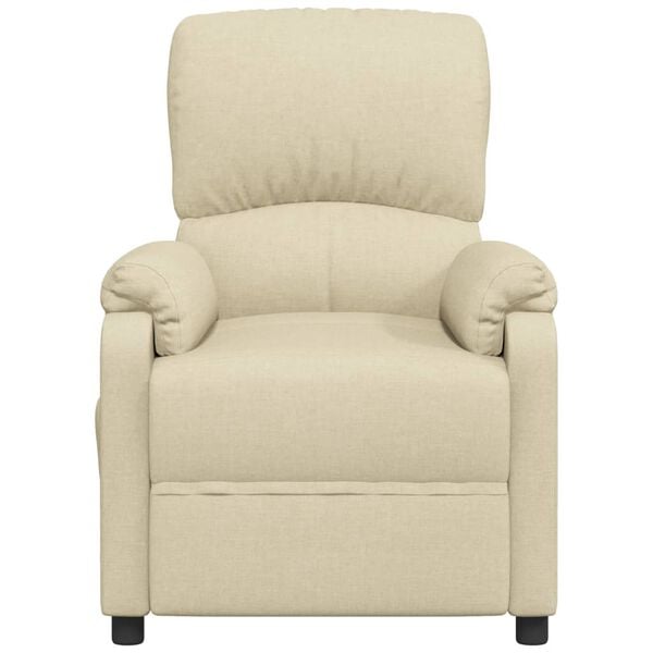 vidaXL kr&eacute;msz&iacute;nű sz&ouml;vet d&ouml;nthető fotel