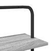 vidaXL K&ouml;nyvespolc Sz&uuml;rke Sonoma 60 x 24 x 203 cm Faanyag