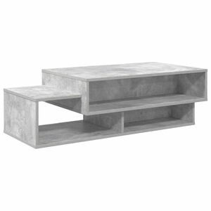 vidaXL Doh&aacute;nyz&oacute;asztal Beton Sz&uuml;rke 105 x 50 x 32,5 cm Szerelt Fa