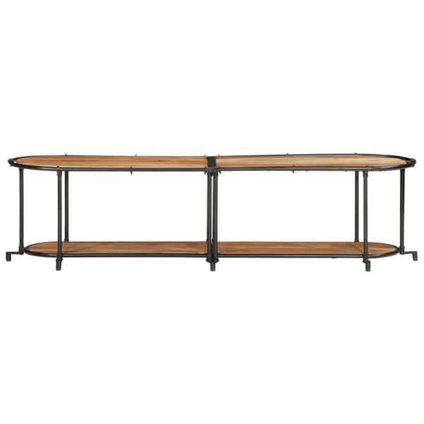 vidaXL tömör akácfa TV-szekrény 160 x 42 x 40 cm