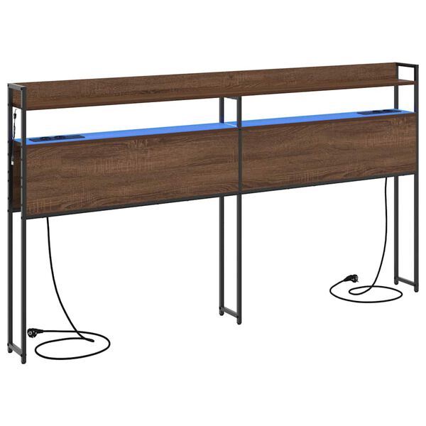 vidaXL T&aacute;rol&oacute; fejt&aacute;mla polcokkal t&aacute;rol&oacute;val barna t&ouml;lgy 180 cm Faanyag