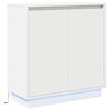 vidaXL LED t&aacute;lal&oacute; Feh&eacute;r 71 x 34,5 x 75 cm Szerelt Fa