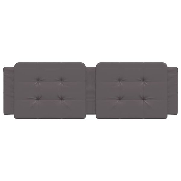 vidaXL sz&uuml;rke műbőr fejt&aacute;mla p&aacute;rna Zadar 160 cm