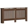 vidaXL Radiátor fedezék barna tölgy 172x19x81,5cm Faanyag